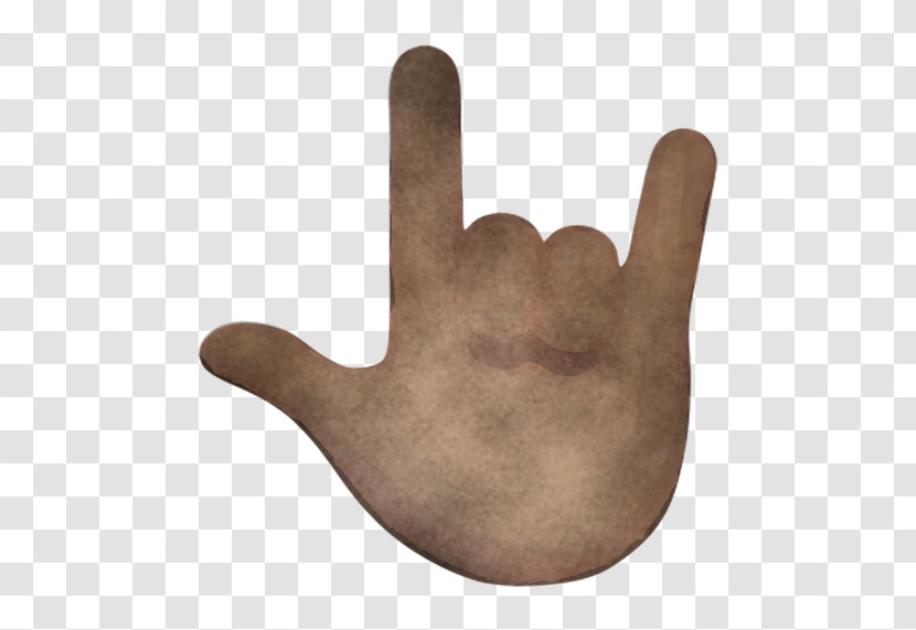 Finger Hand Brown Arm Thumb Transparent PNG