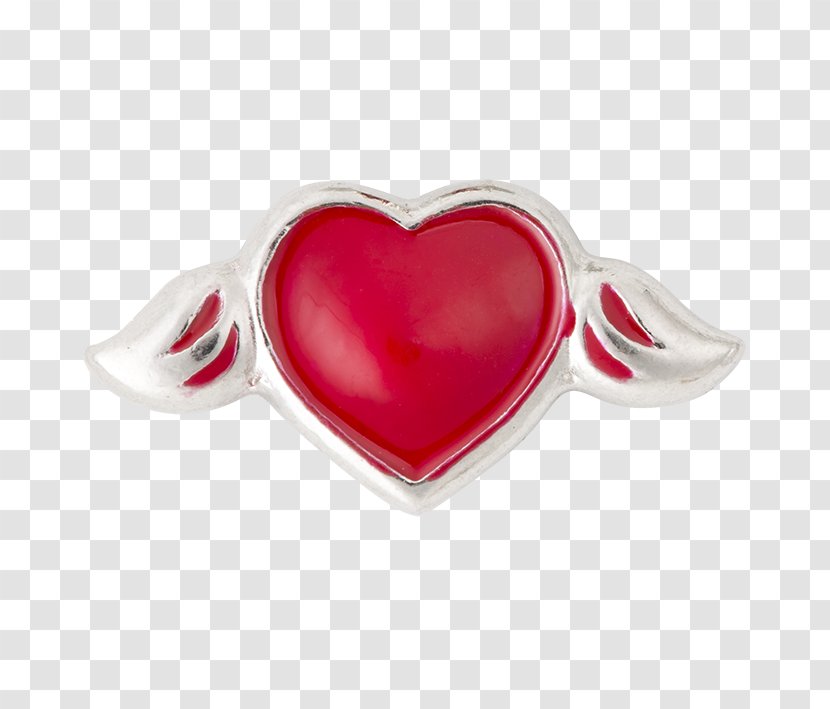 Red Blue Purple Gold Silver - Ruby - Flying Heart Transparent PNG