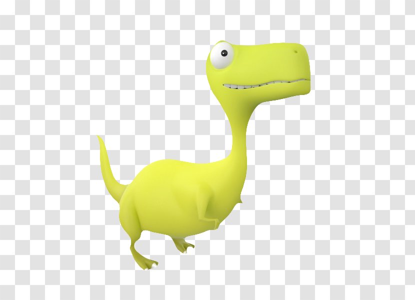 Les Dinosaures 3D Yellow - Organism - Cute Dinosaur Transparent PNG