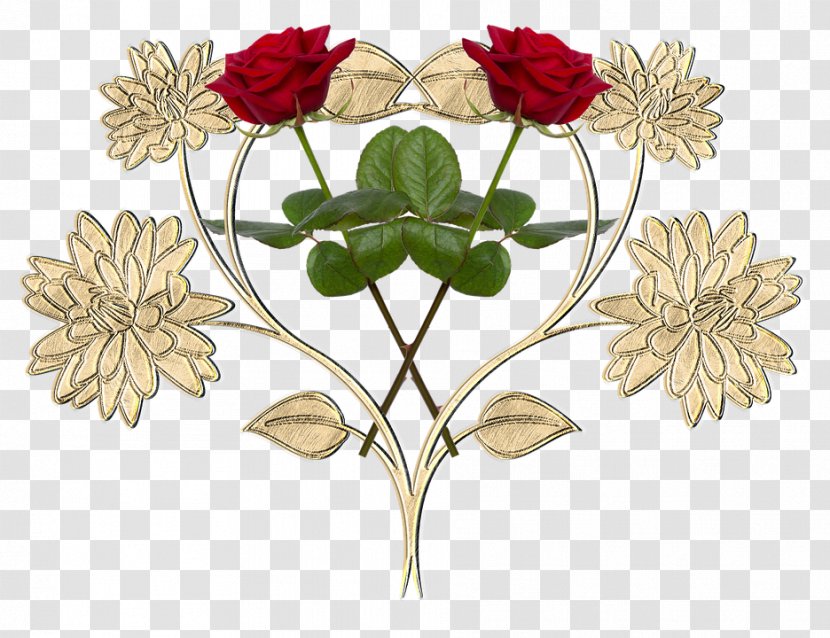 Flower Golden Rose Garden Roses - Arranging - Gold Texture Transparent PNG