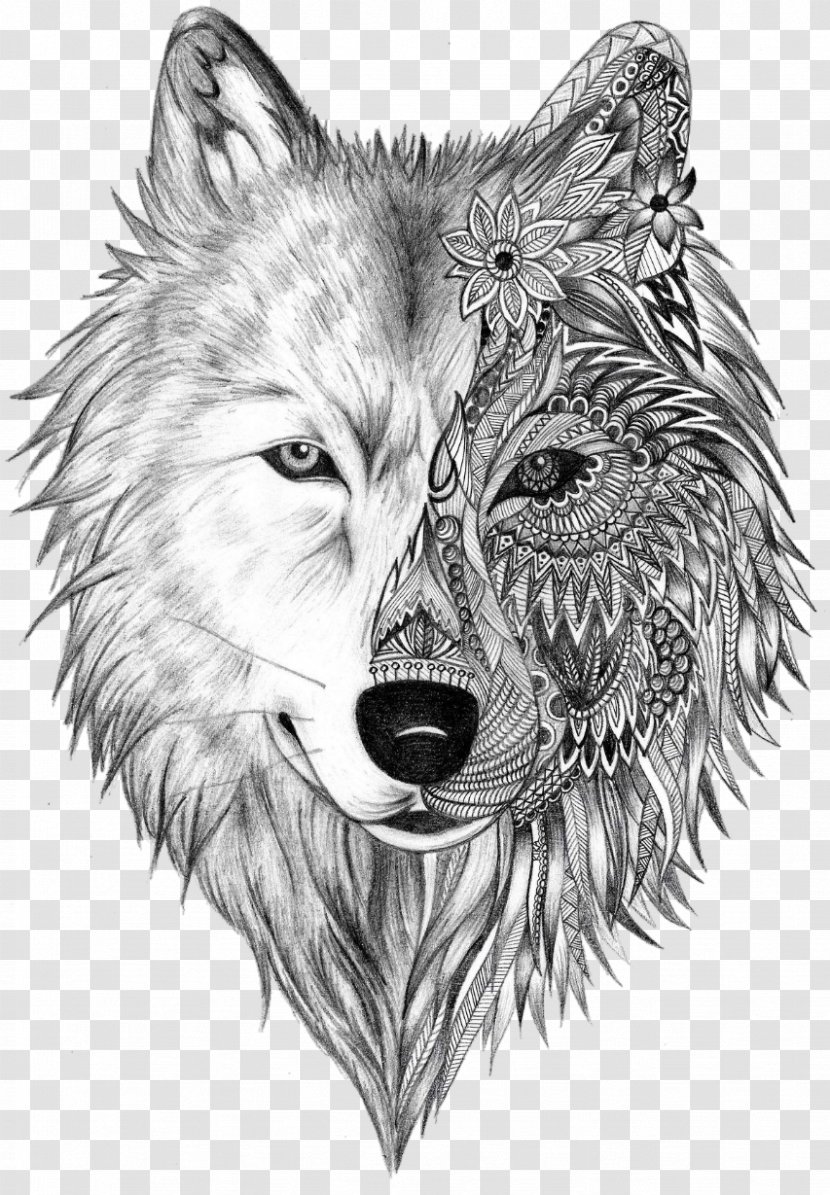 Tattoo Artist Gray Wolf Sleeve Ink - Polynesia - Heart Transparent PNG