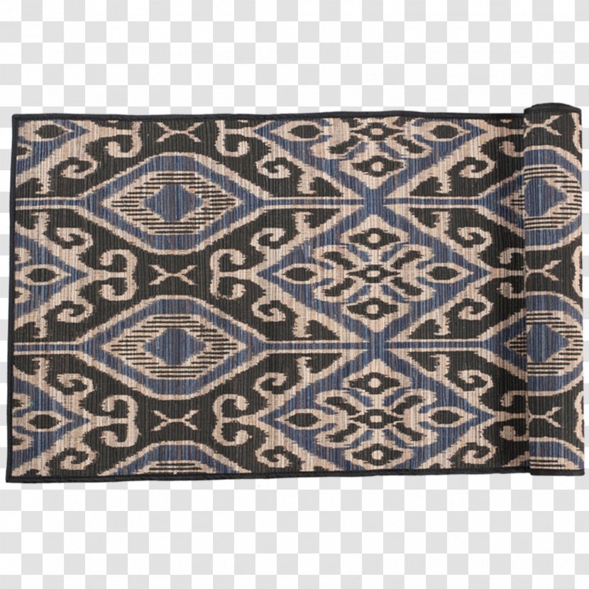 Place Mats Symmetry Rectangle Brown Pattern - Blue Transparent PNG