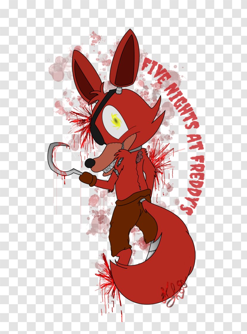 Christmas Ornament Legendary Creature Clip Art - Rabits And Hares - Five Nights At Freddy's 2 Foxy Transparent PNG