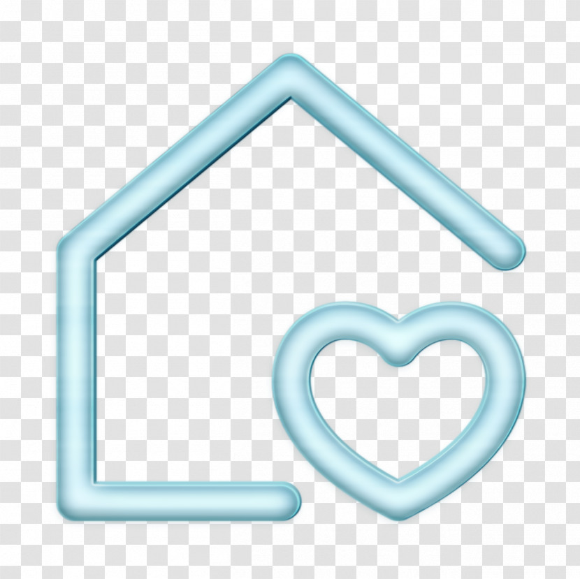 Real Estate Icon Home Icon Heart Icon Transparent PNG