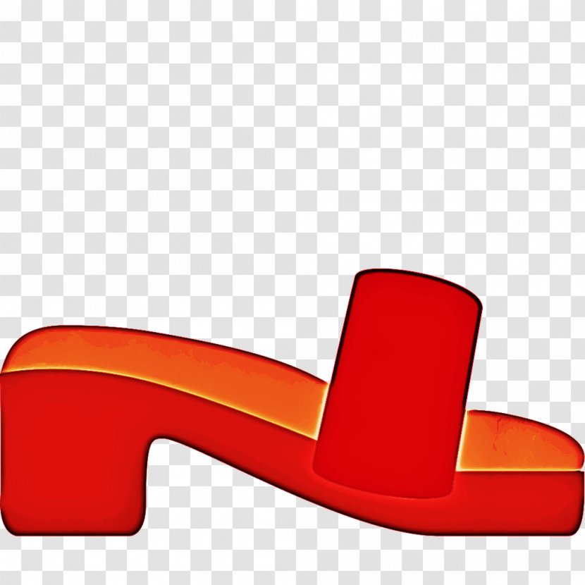 Red Background - Orange - Footwear Transparent PNG