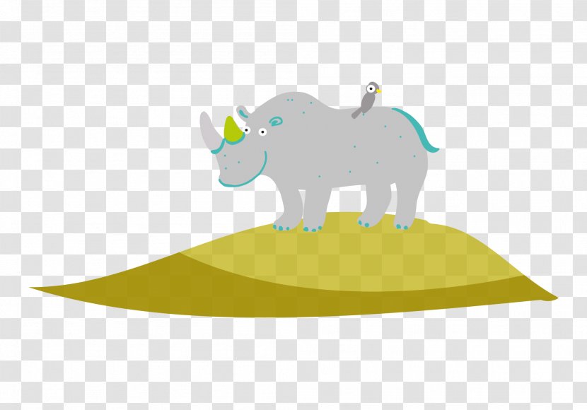 Icon - Yellow - Zoo Rhino Transparent PNG