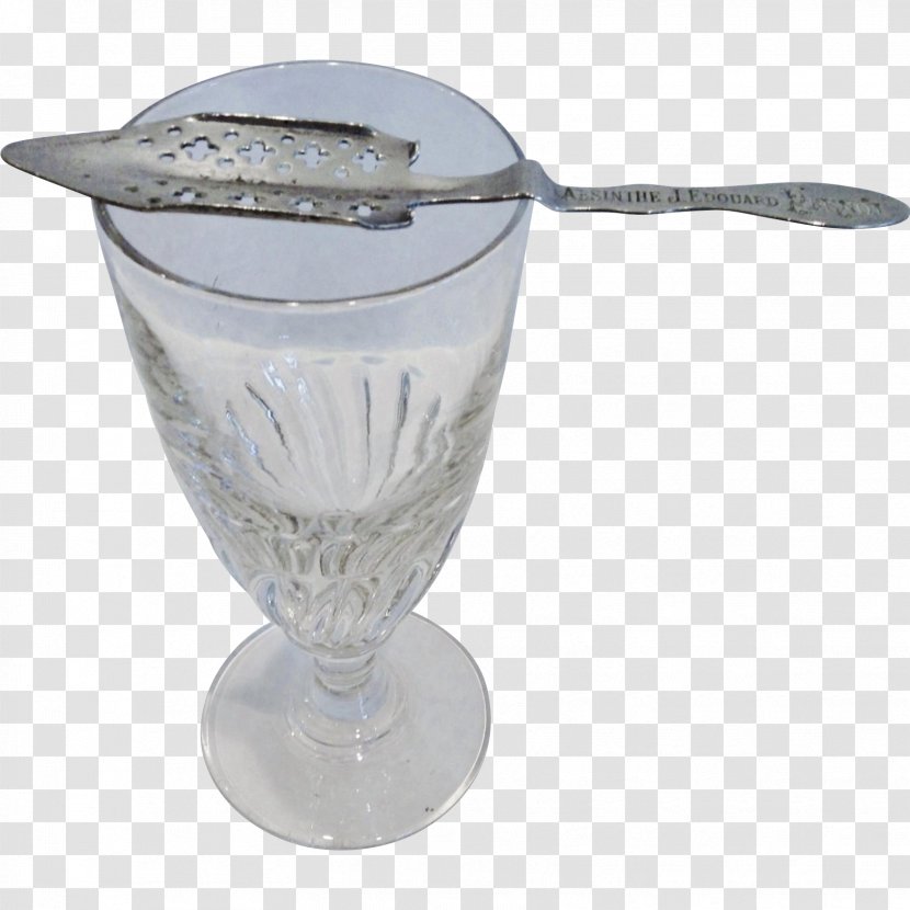 Absinthe Cocktail Garnish Drink Glass - Strainer - Spoon Transparent PNG