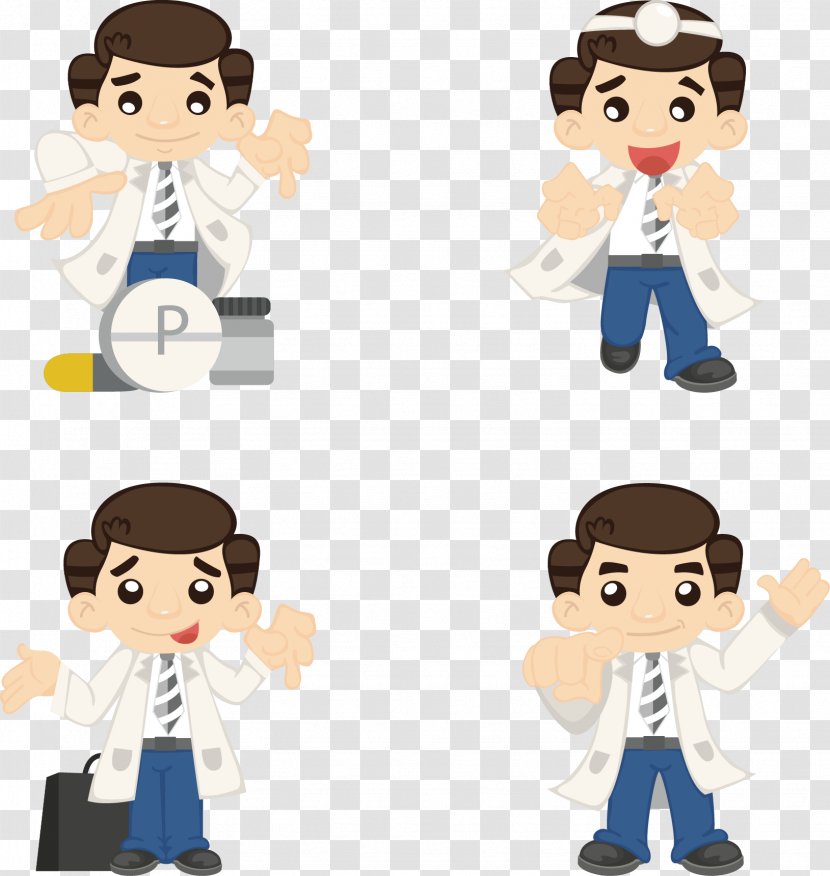 Physician - Vision Care - Doctor Cartoon Elements Transparent PNG