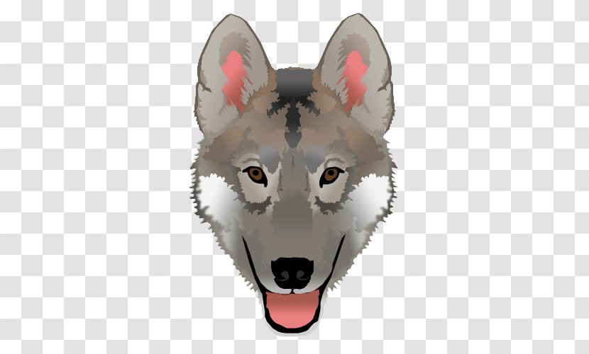 Siberian Husky Tamaskan Dog Saarloos Wolfdog Breed - Watercolor - Mask Transparent PNG
