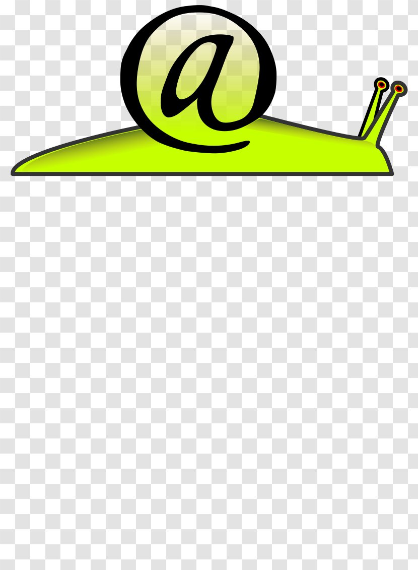 Snail Mail Email - Green Transparent PNG