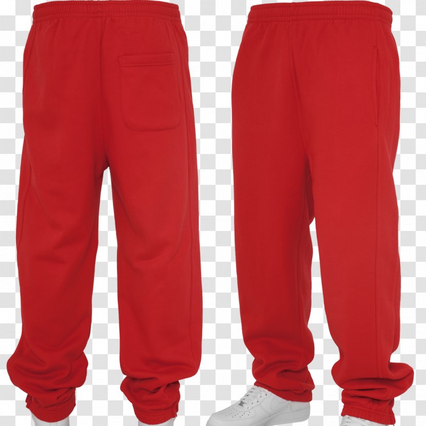Tracksuit Hoodie T-shirt Red Pants - Sneakers Transparent PNG