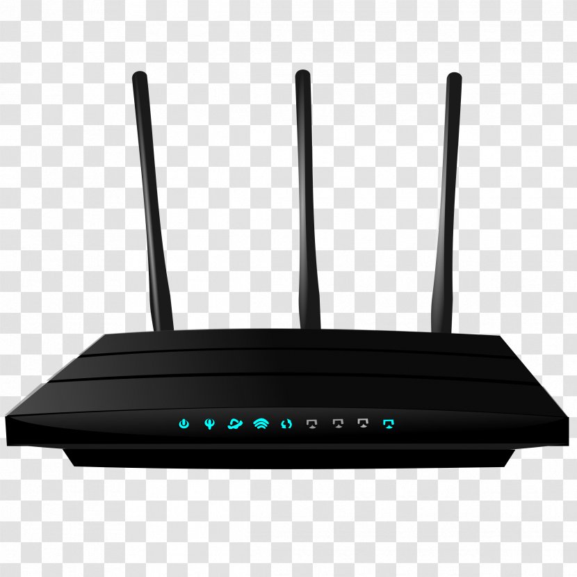 Wireless Router Wi-Fi Clip Art - Routing Domain - Modem Icons Download Transparent PNG