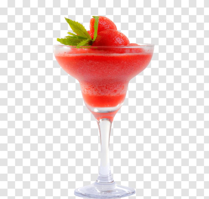 Daiquiri Strawberry Juice Smoothie Cocktail Margarita - Fruit Transparent PNG