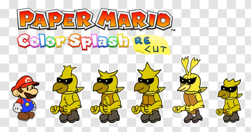 Captain Toad: Treasure Tracker Super Mario 3D Land Paper Mario: Color Splash - Yellow Colour Transparent PNG