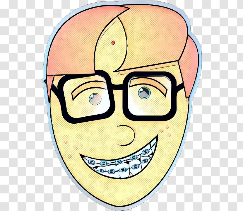 Face Cartoon Cheek Facial Expression Head - Smile - Yellow Nose Transparent PNG