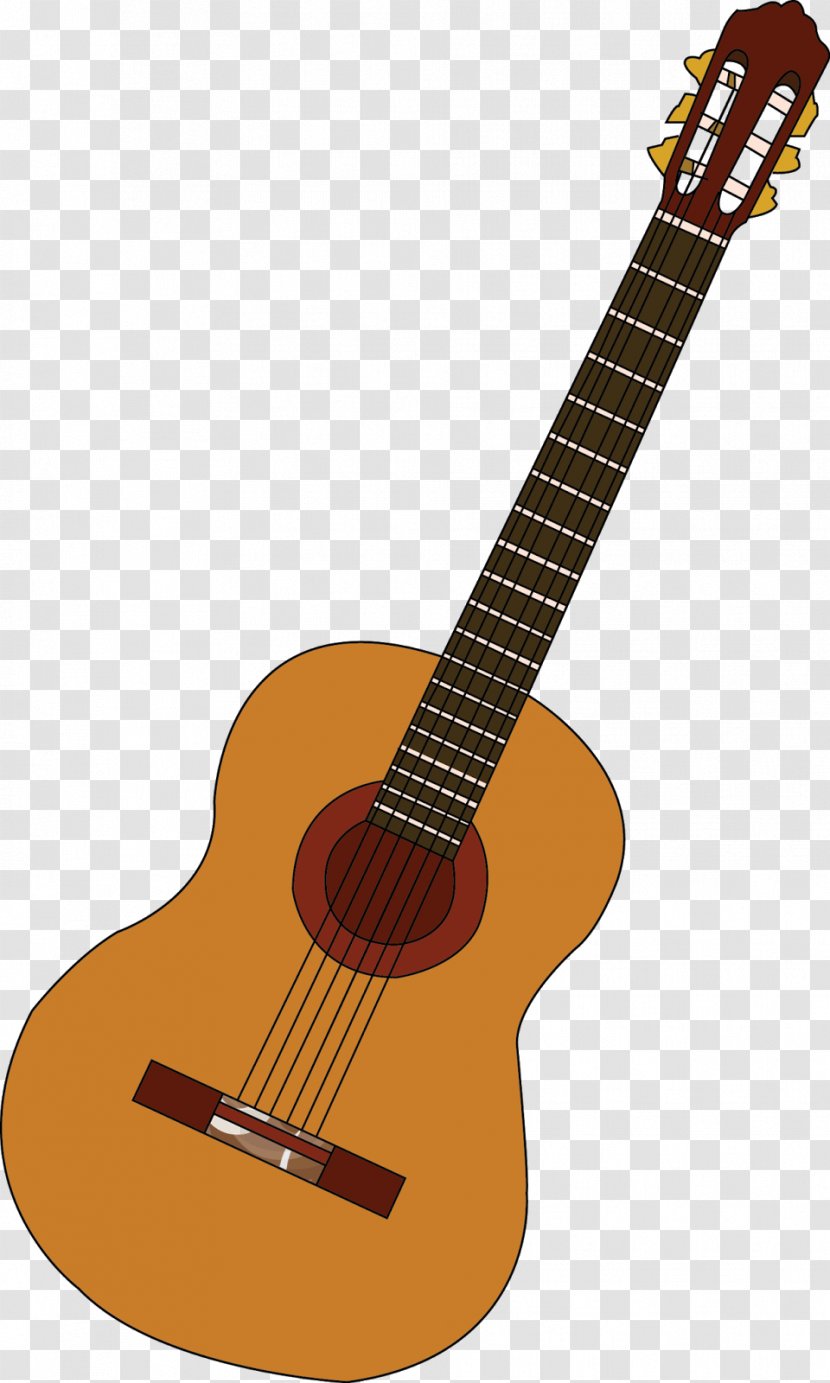 Classical Guitar Steel-string Acoustic - Cartoon Transparent PNG