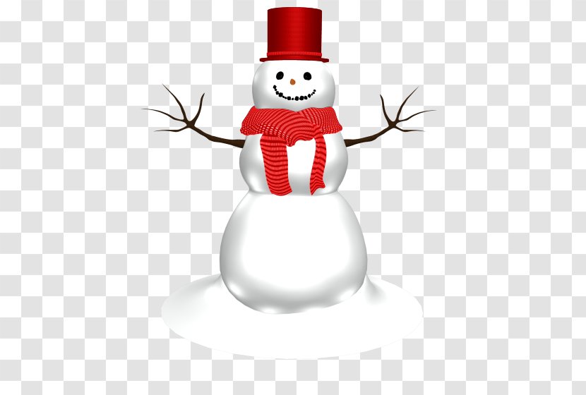 Snowman Scarf - New Year Transparent PNG