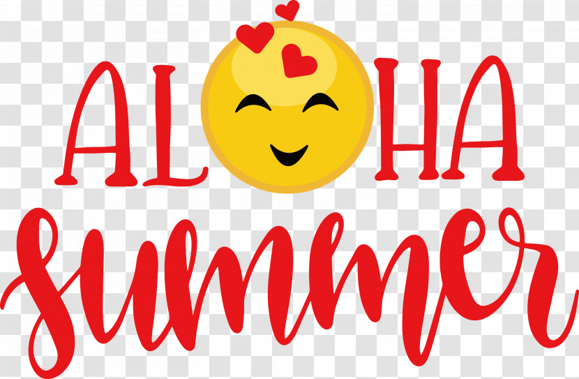 Aloha Summer Emoji Summer Transparent PNG