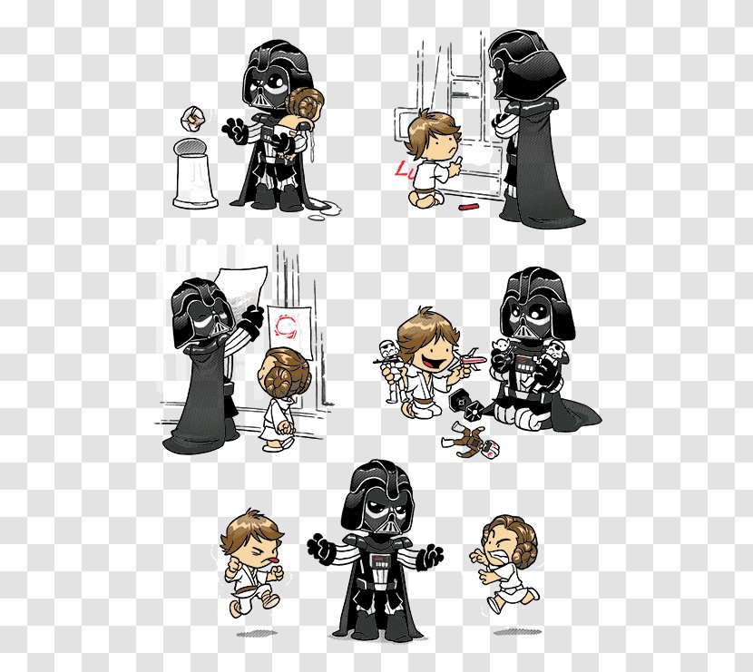 Anakin Skywalker Luke Leia Organa Han Solo Father - Cartoon - Aymara New Year Day Transparent PNG