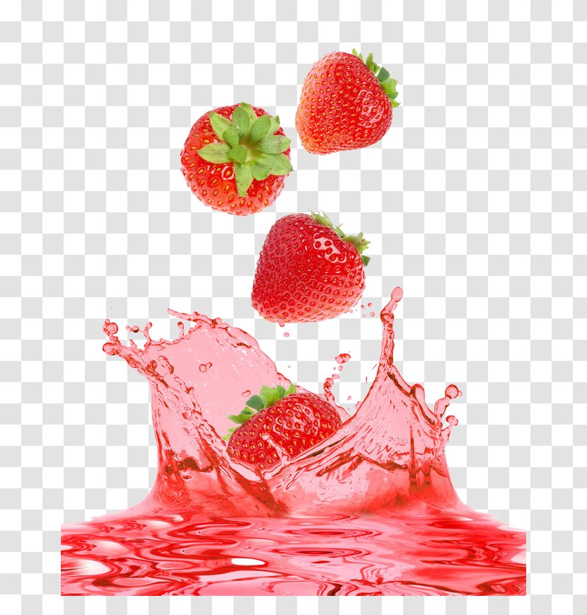 Juice Watermelon Strawbs Drink Flavor - Illustration - Strawberry Transparent PNG