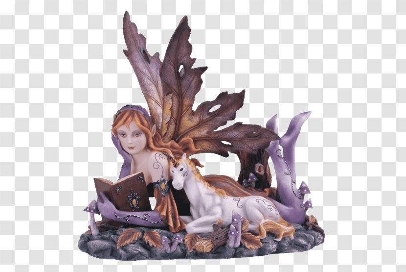 Figurine Fairy Statue Art Unicorn - Duende Transparent PNG