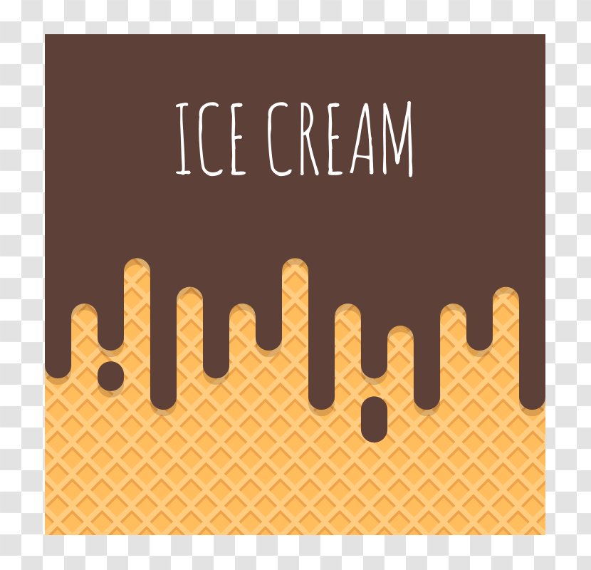Ice Cream Logo Sorbet Dessert Brand - Banner Transparent PNG