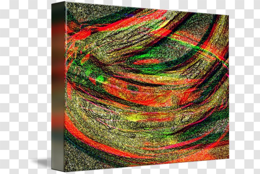 Yarn Gallery Wrap Canvas Wool Art - Fibre Optic Transparent PNG