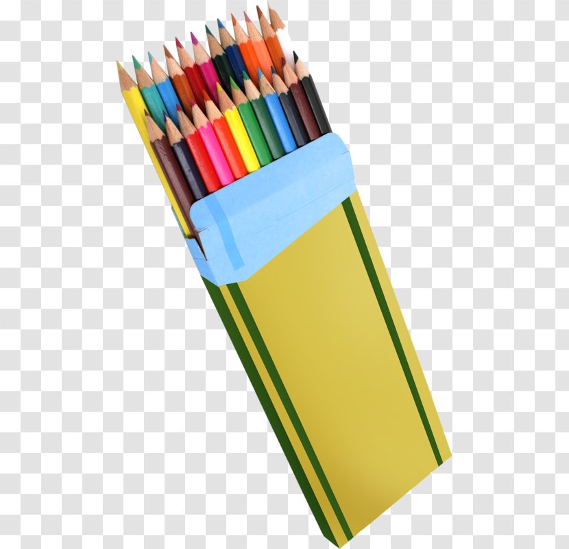 Pencil Painting Brush - Yellow - Real Color Transparent PNG