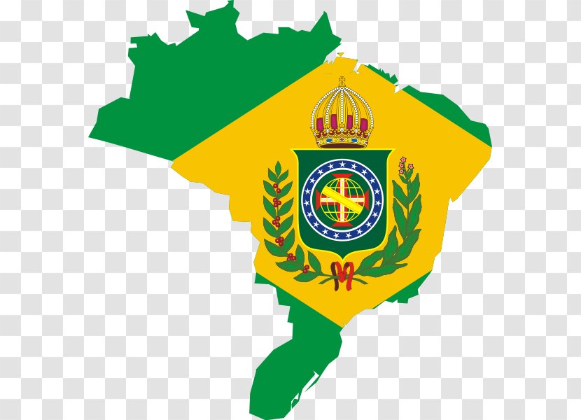 Empire Of Brazil United Kingdom Portugal, And The Algarves Independence - Flag Transparent PNG