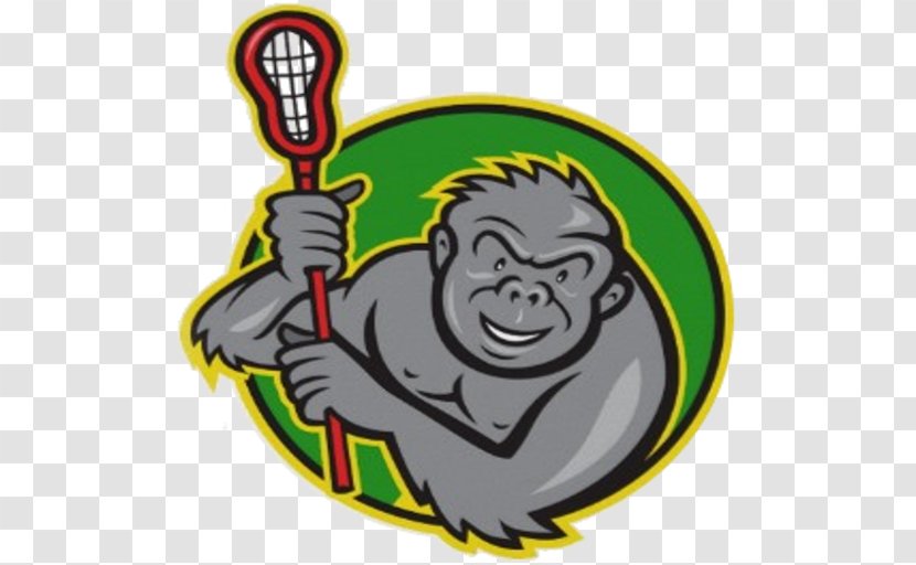 Ape Lacrosse Sticks Gorilla - Vertebrate Transparent PNG