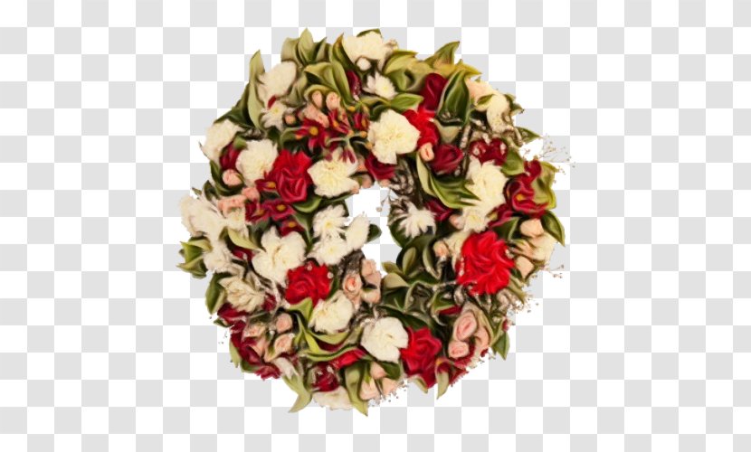 Wreath Garden Roses Cut Flowers Floral Design - Melbourne - Rose Order Transparent PNG