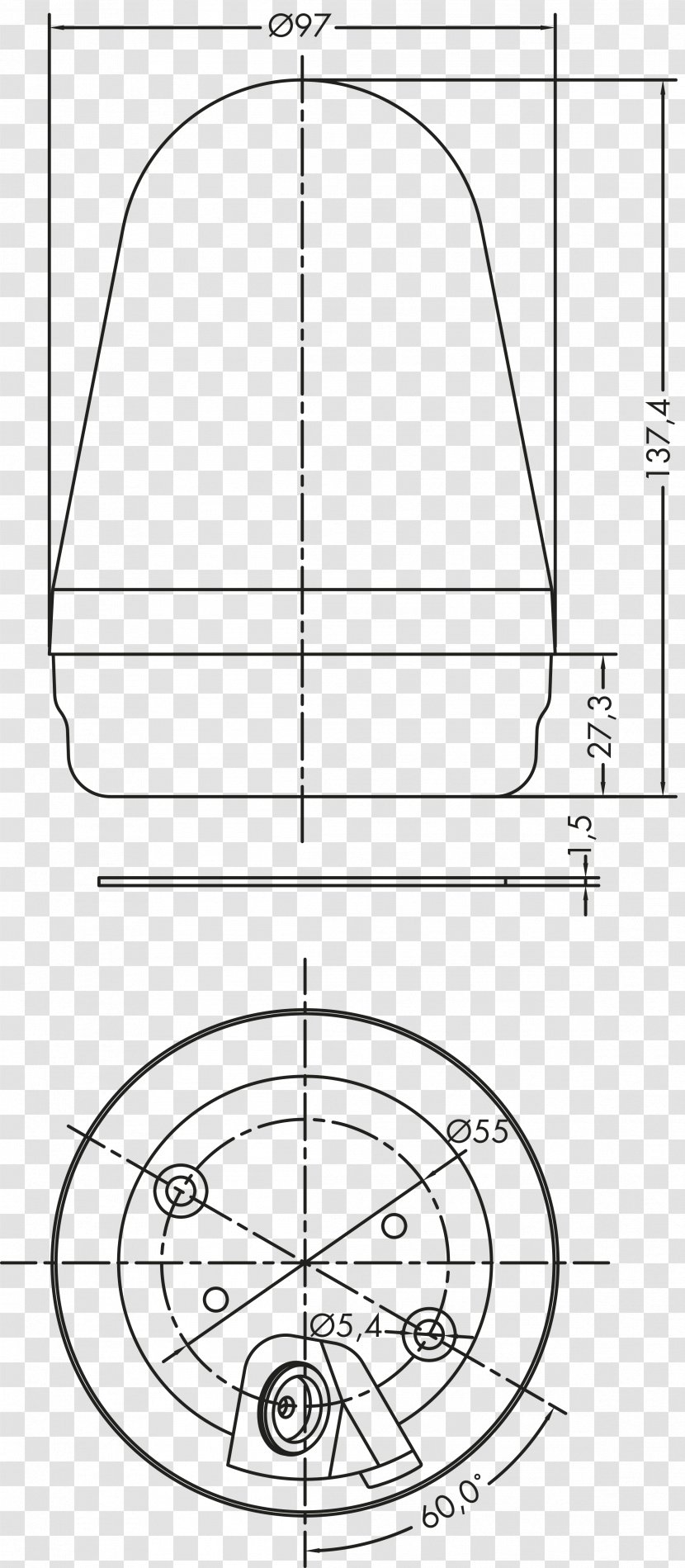 Technical Drawing Diagram - Point - Angle Transparent PNG