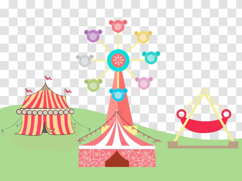 Circus Download Illustration - Textile - Cartoon Classic Transparent PNG