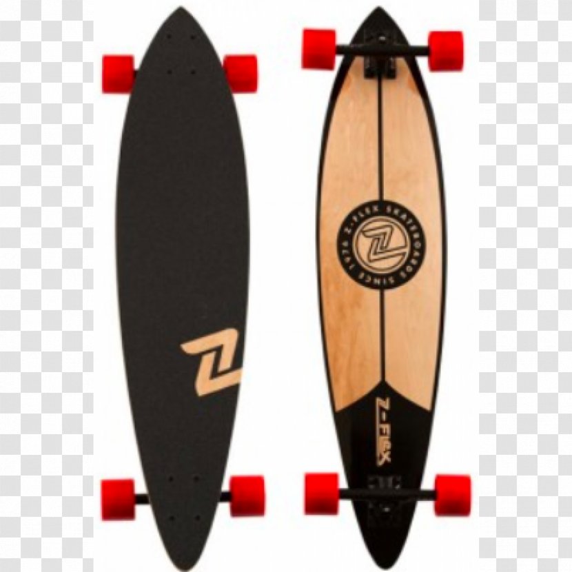 Longboarding Skateboarding Z-Flex Pintail - Surfboard - Skateboard Transparent PNG