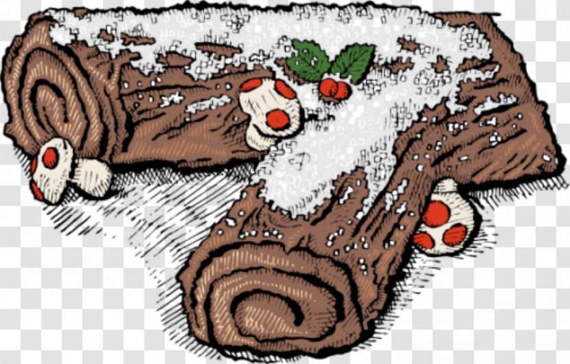 Chocolate Cake Yule Log French Cuisine Christmas Day Transparent PNG