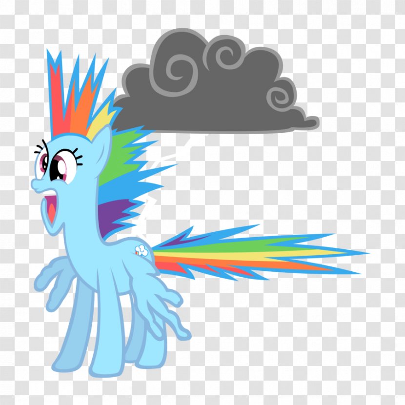 Pony Rainbow Dash Horse Scalp Pruritus Clip Art - Shocked Transparent PNG