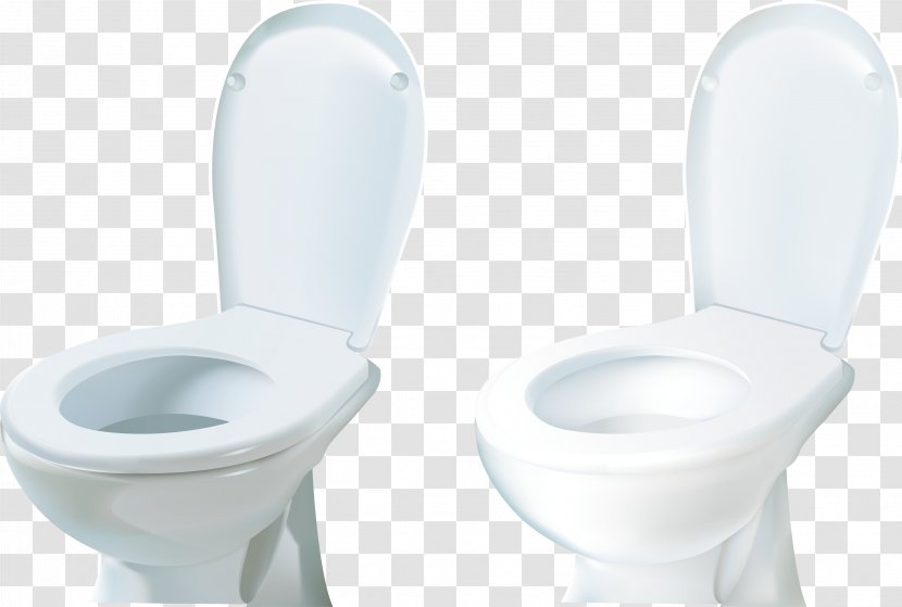 Toilet Seat Flush - Tap - Painted White Clean Transparent PNG