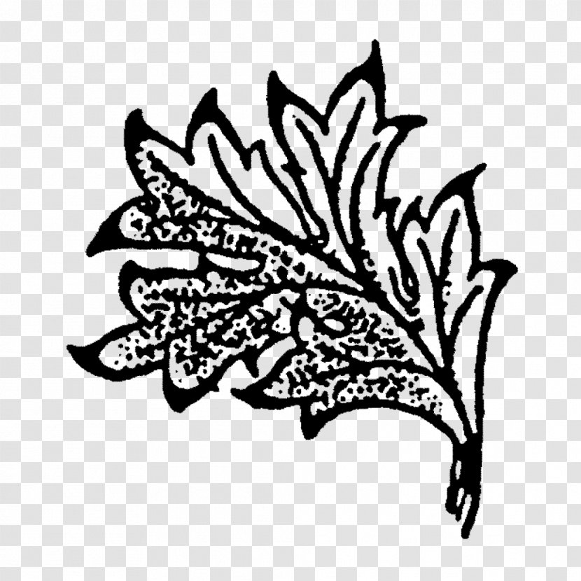 Visual Arts Black And White Photography - Leaf - Rubber Stamp Transparent PNG