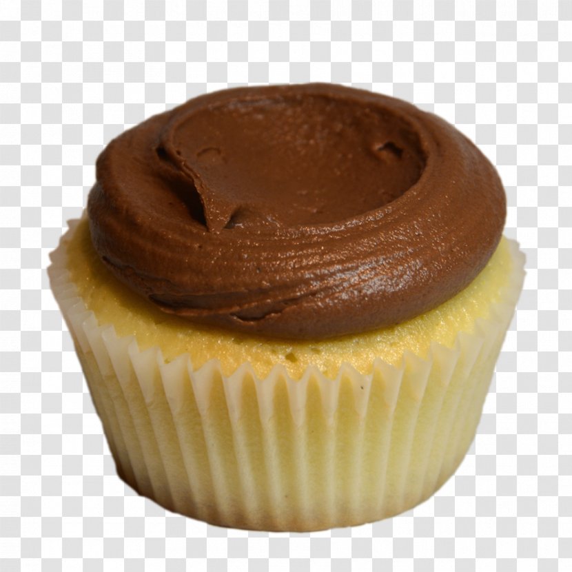 Cupcake Chocolate Truffle Peanut Butter Cup Muffin Praline - Buttercream - Vanilla Transparent PNG