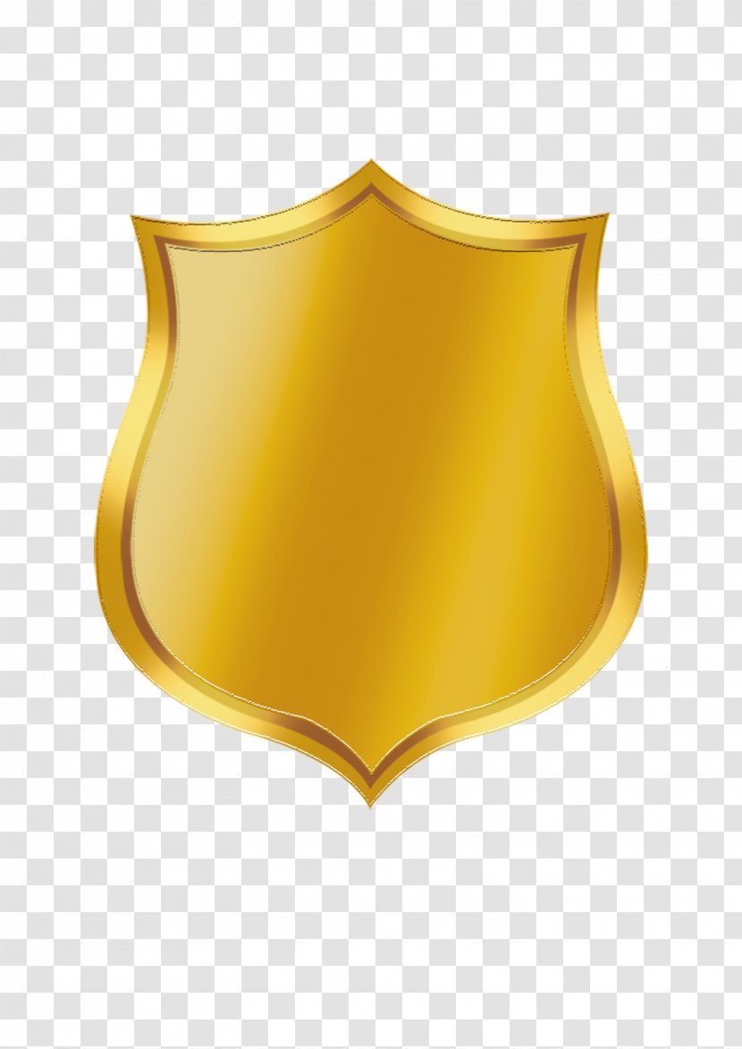 Gold Badge Clip Art - Shield Transparent PNG