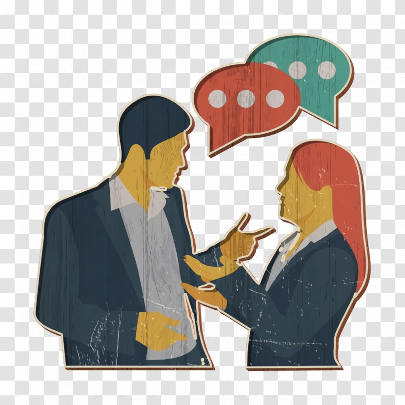 Conversation Icon Human Resources - Gesture Fictional Character Transparent PNG