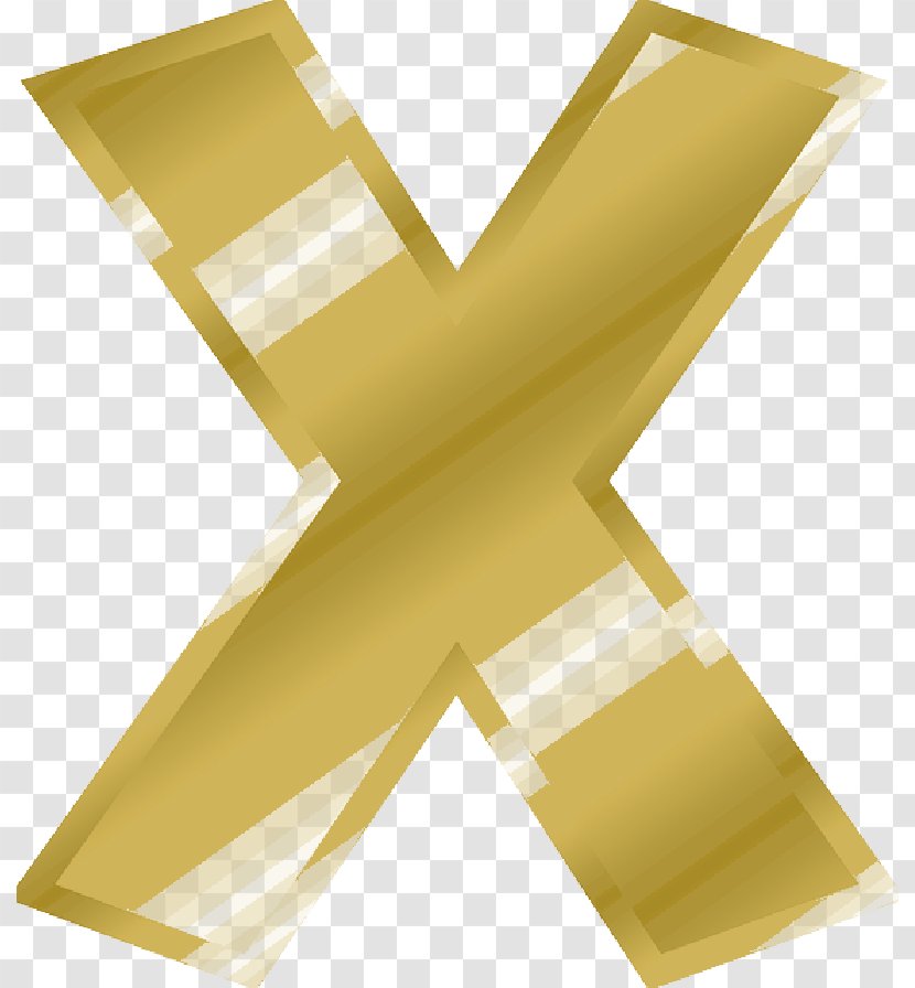 Letter Case X Alphabet Clip Art - Z - Gold Transparent PNG