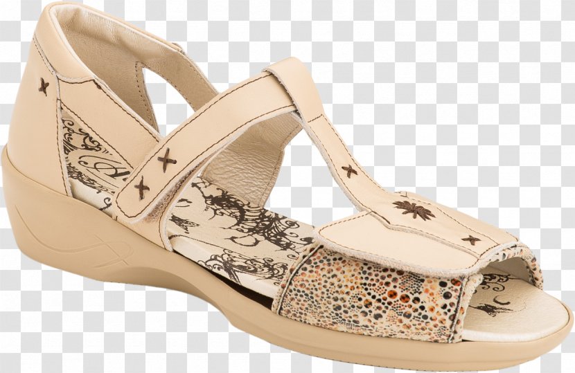 Shoe Sandal Beige Barefoot Einlegesohle - Foot Transparent PNG