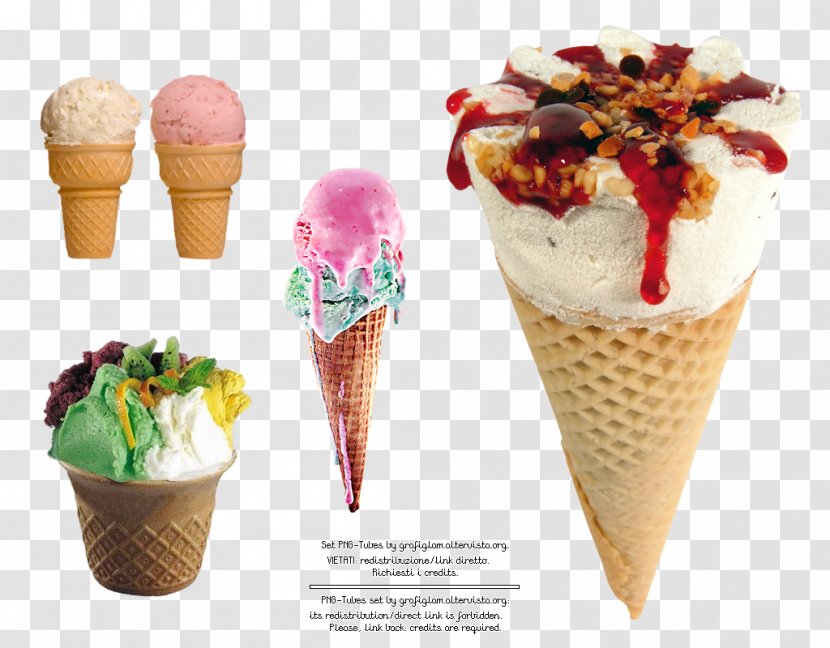 Gelato Ice Cream Cones Sundae Chocolate - Milk Transparent PNG