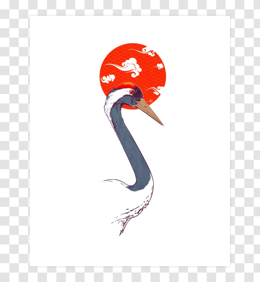 Red-crowned Crane Grey Crowned TeePublic T-shirt - Mobile Phone Accessories - Japanese Transparent PNG