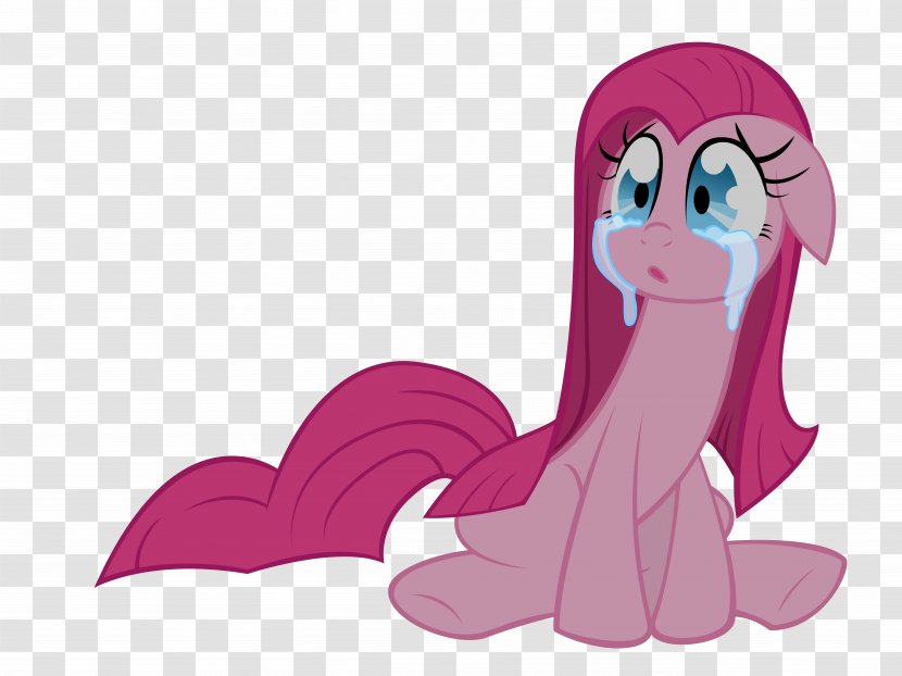 Pinkie Pie Pony Rarity Rainbow Dash Twilight Sparkle - Heart - Sad Face Crying Transparent PNG