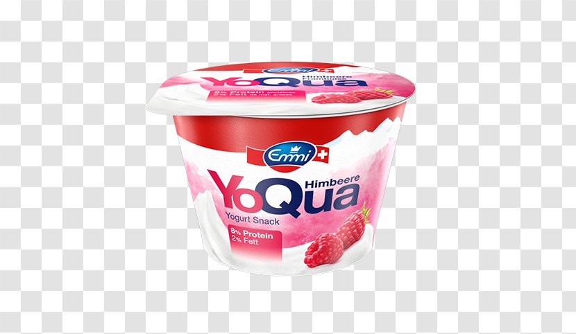 Yoghurt Strawberry Emmi AG Coop - Food - Joghurt Transparent PNG