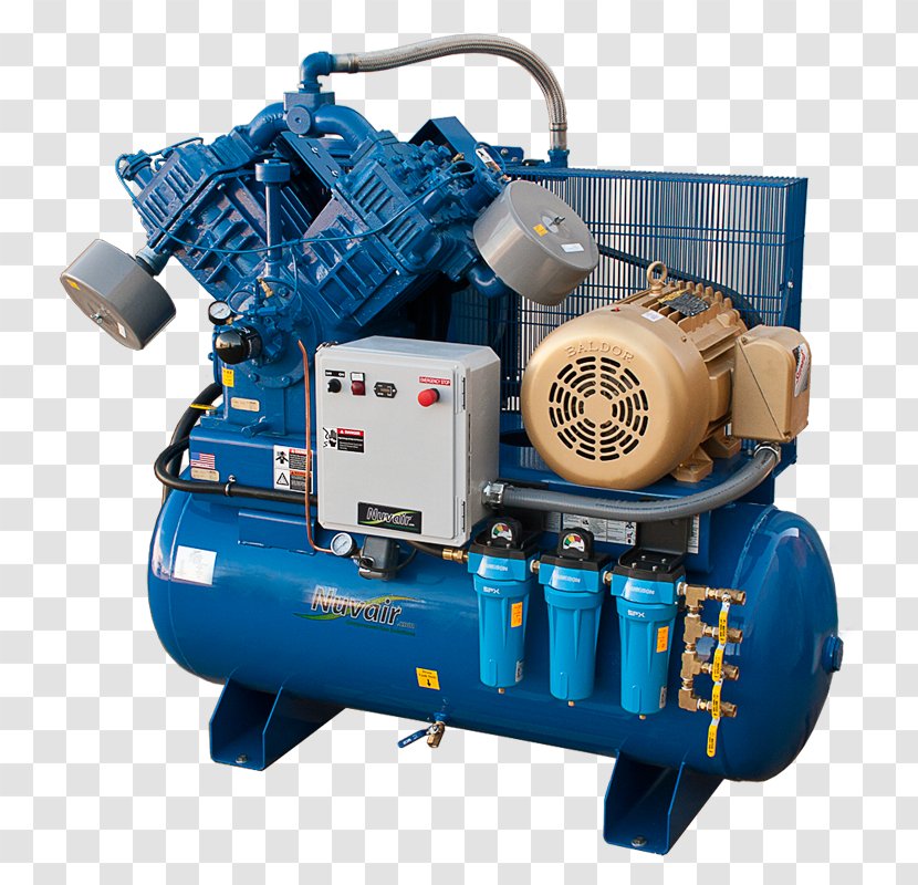 Diving Air Compressor Electric Generator Pressure Gas - Industry Transparent PNG