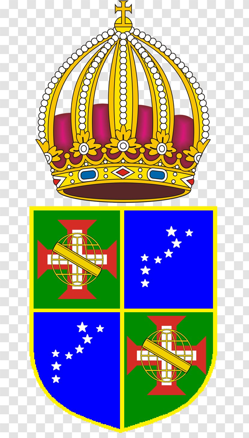 Empire Of Brazil Kingdom Portugal Emperor Coat Arms - Amazonas Frame Transparent PNG