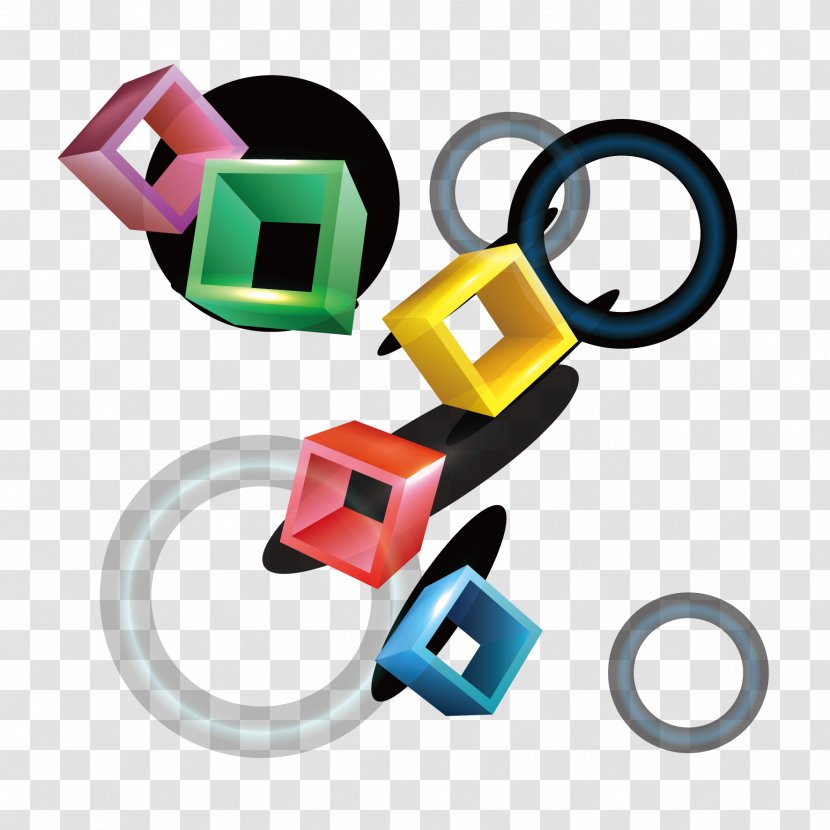 Clip Art - Color - Vector Box And Ring Transparent PNG